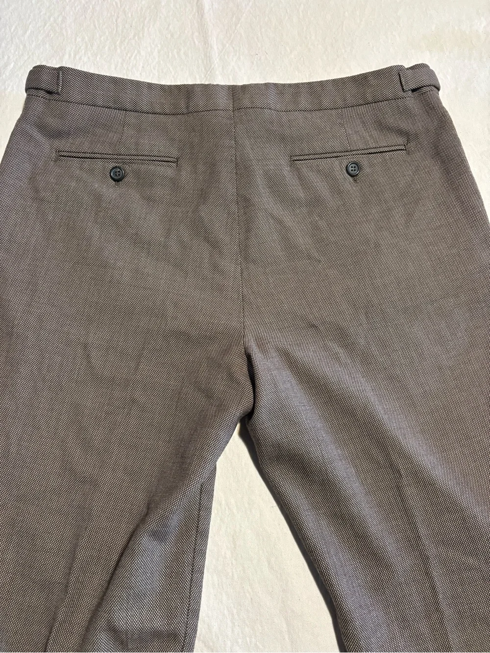J. Crew Tailored Brown Dress Pants with Side Adjuster
